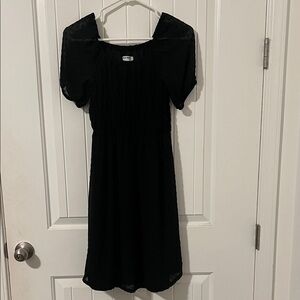 Old Navy Black Midi Dress